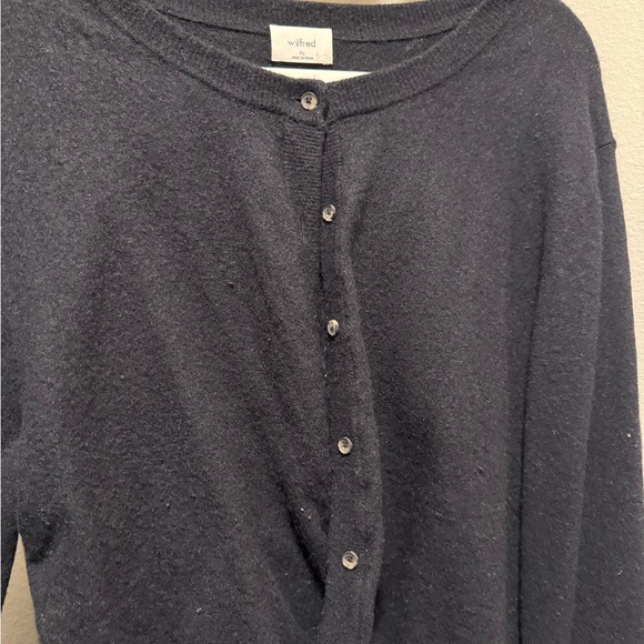❌SOLD❌ Wilfred SoftSpoke™ Sicily Cardigan- BLACK - Picture 3 of 7
